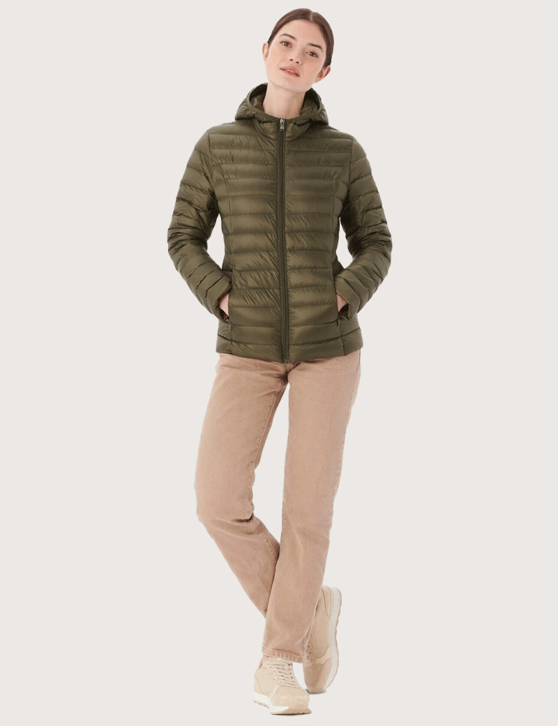 JOTT DOUDOUNE FEMME CAPUCHE CLOÉ ARMY