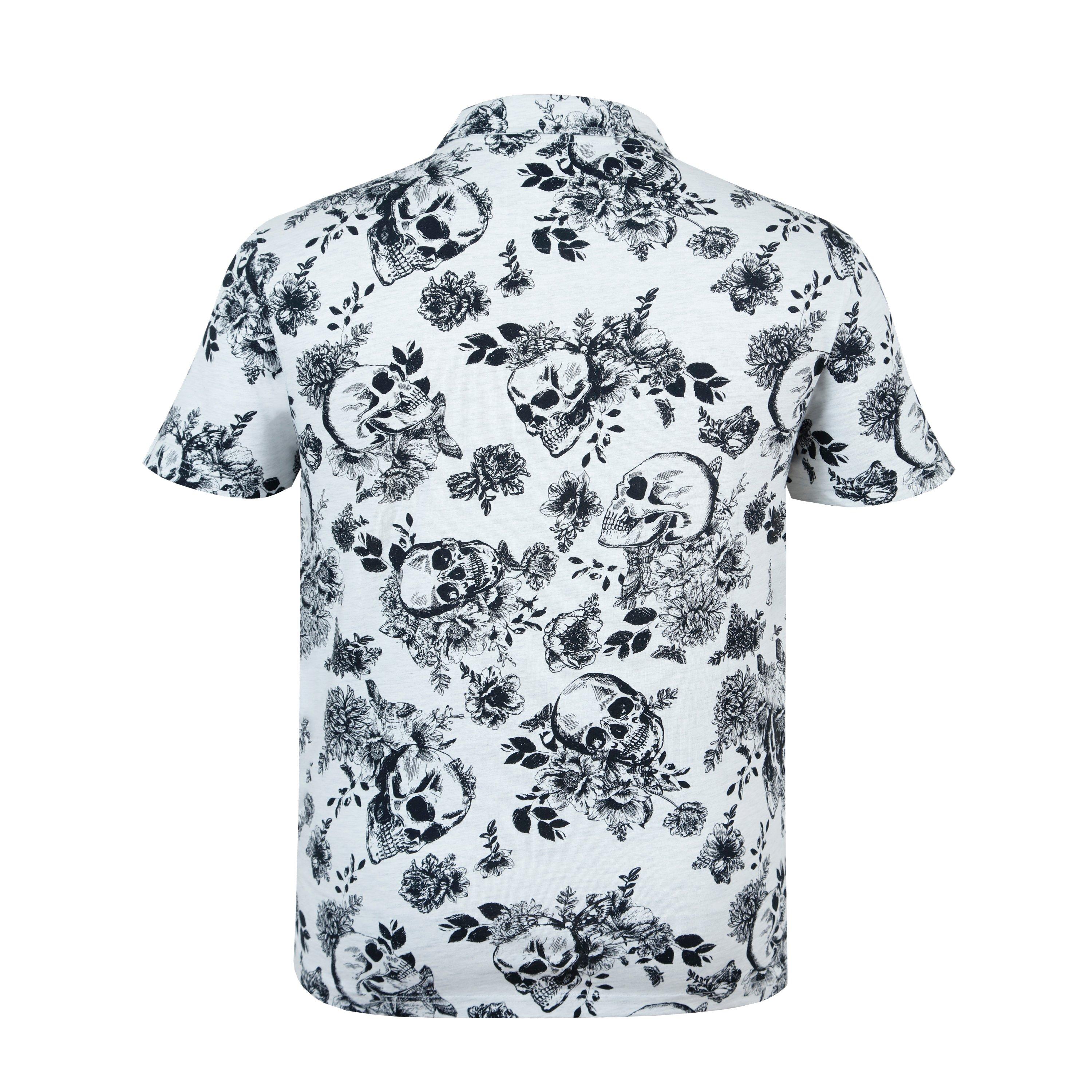 Firetrap All Over Print Polo Top Mens