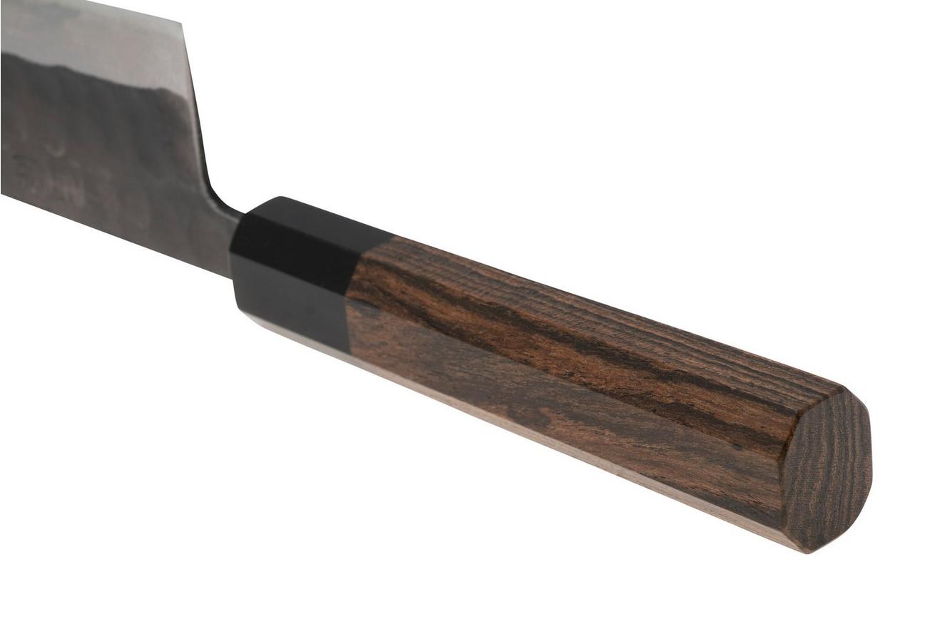 Munetoshi Black Hammer-Tone Gyuto, koksmes 21 cm