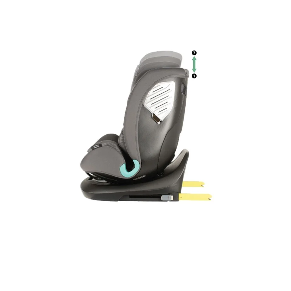 Engledal - Autostol 360 m. IsoFix - Gruppe 0+ - Malik - Sort/Grå