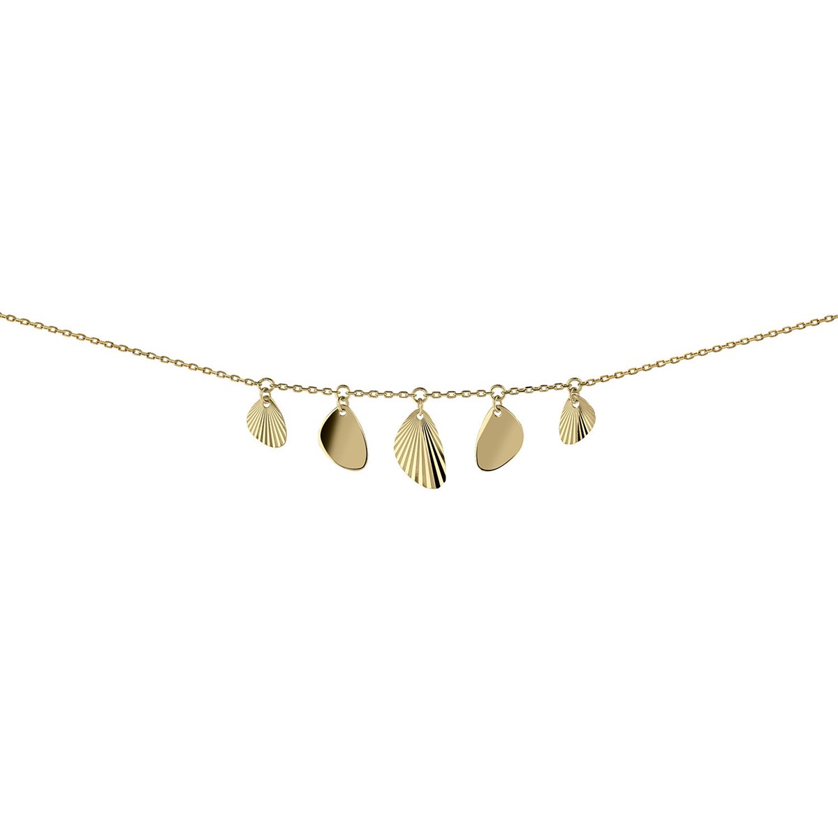 Collier Brillaxis pampilles diamantées en or 18 cts