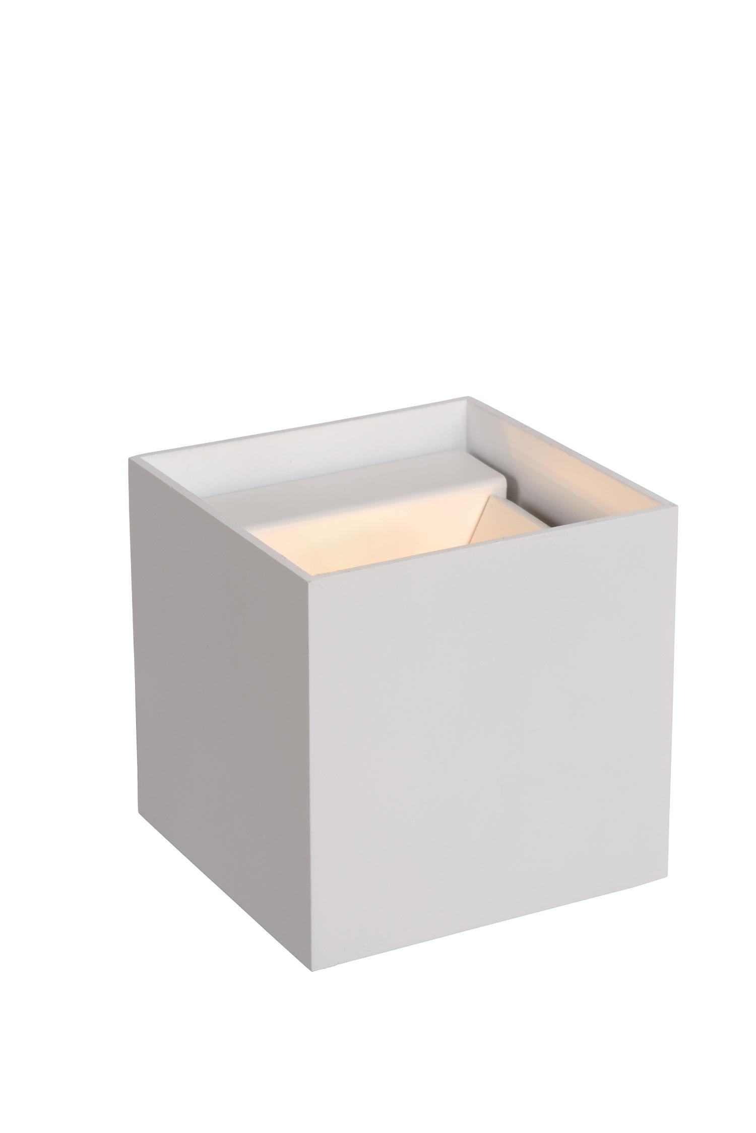 Xio wandlamp vierkant wit