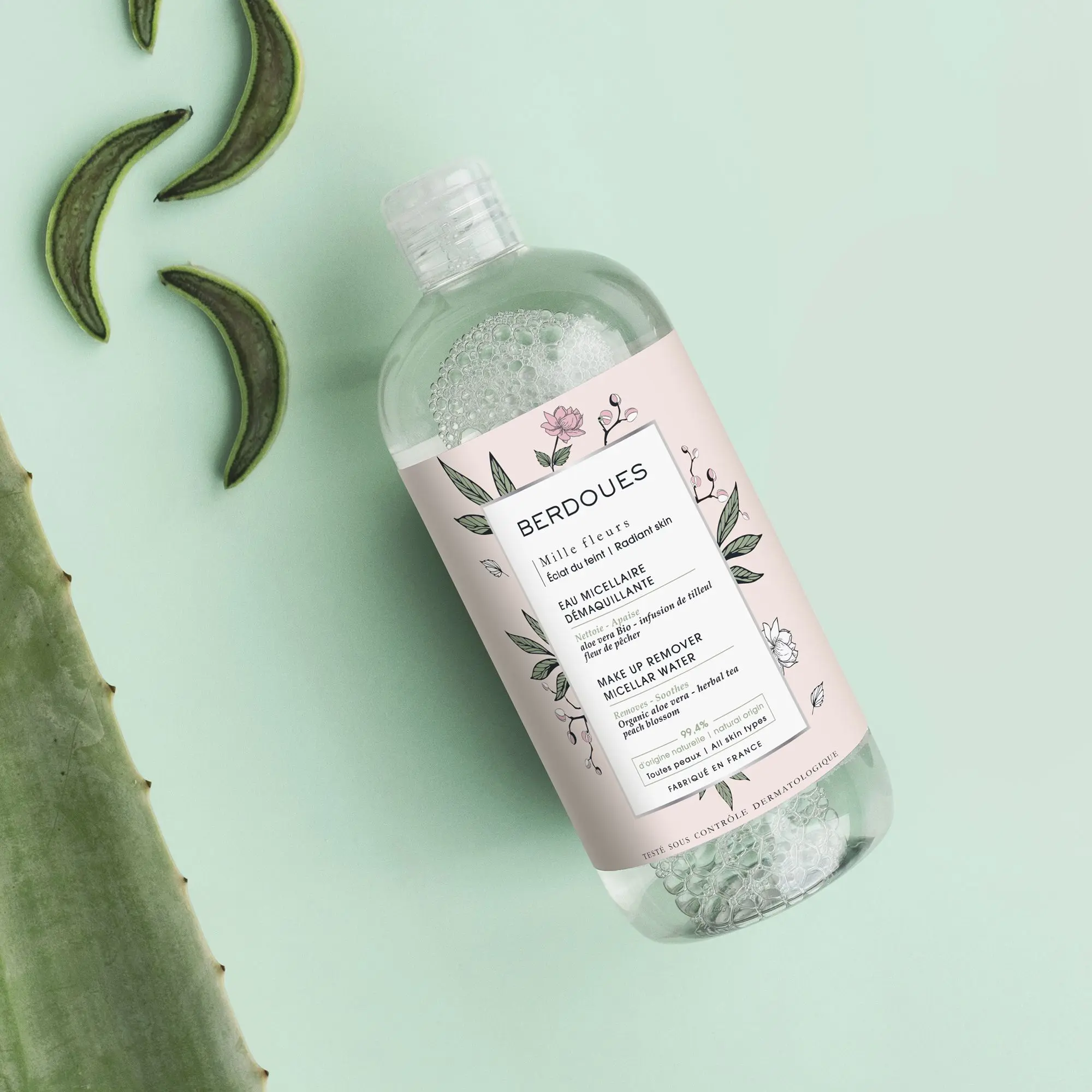 Berdoues - Mille Fleurs Eau Micellaire Démaquillante Soin Visage- Soin Visage