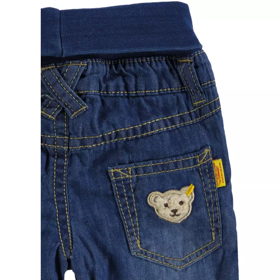 Steiff Boys Jeans, dark blue denim