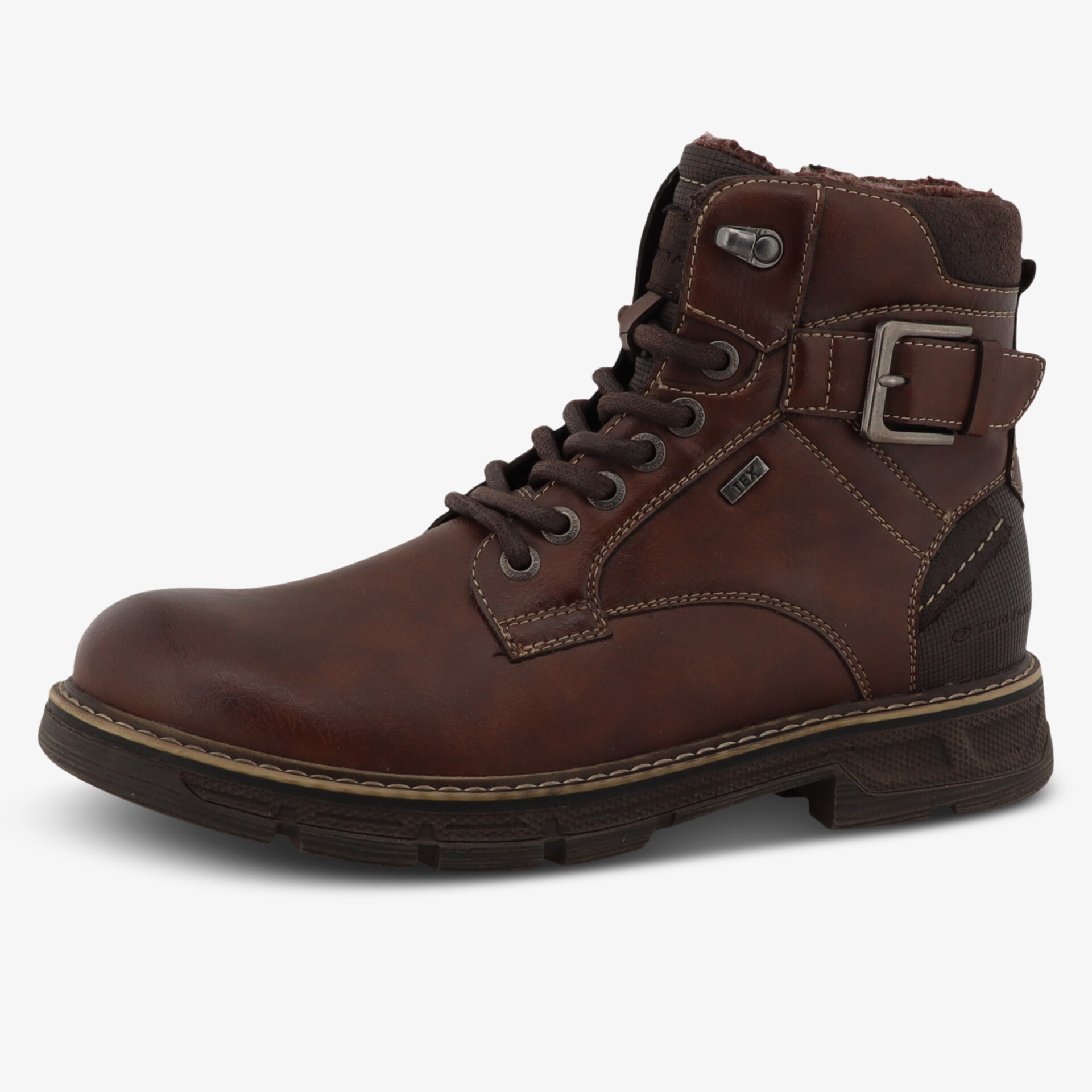 TOM TAILOR Herren Schnürboots cognac