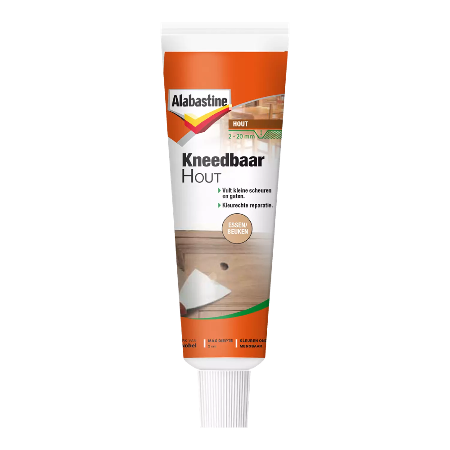 Alabastine Kneedbaar Hout - Pasta - Hout essen/Beuken - 75g