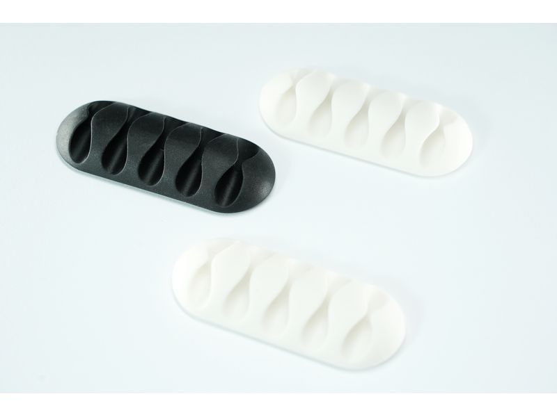 Schönenberger CableClip Kabelhalterungen, 66 mm, Weiss / Sc Kabelmanagement-Sortiment für ein aufgeräumtes und effizientes Umfeld