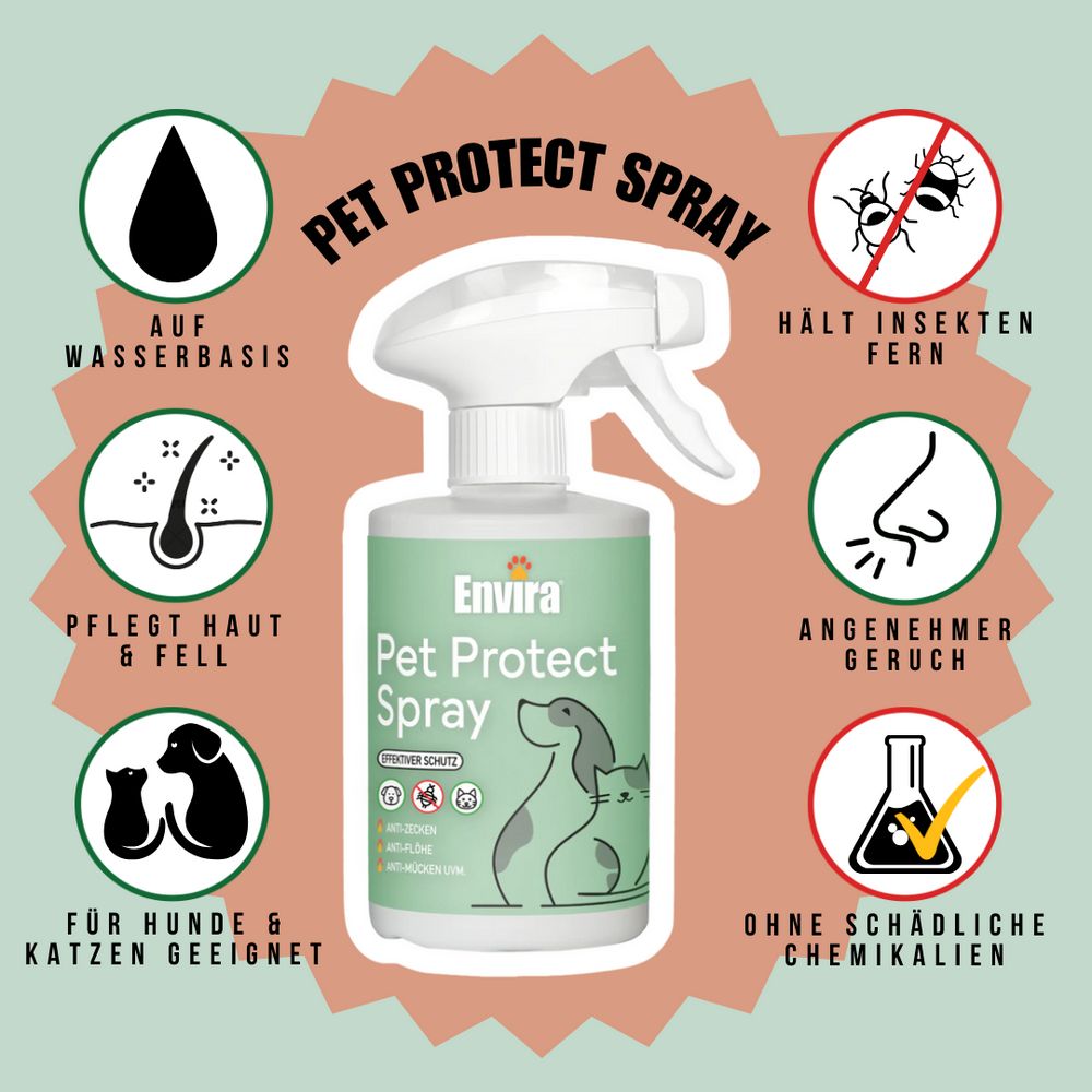 Envira Pet Protect - Anti Juckreiz-Spray für Hunde & Katzen