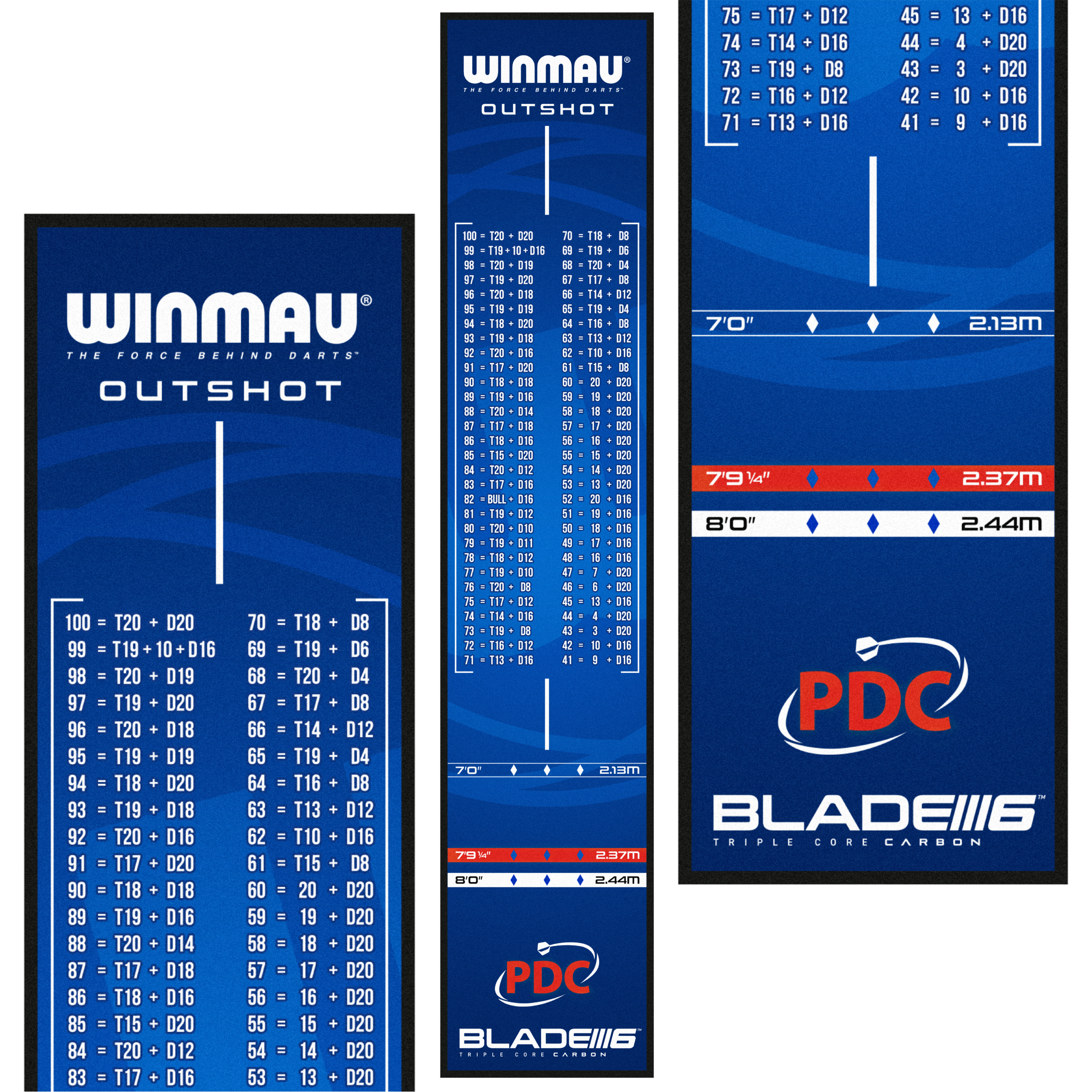 Winmau - Pro Zone Outshot Dartmatte