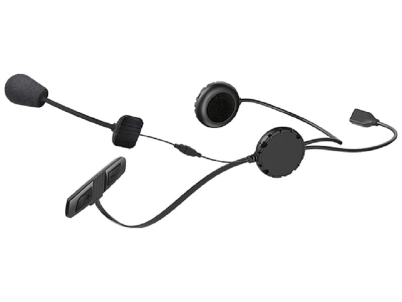 SENA Headset 3S Plus Universal Headset mit abgesetztem Schwanenhalsmikro für Jethelme