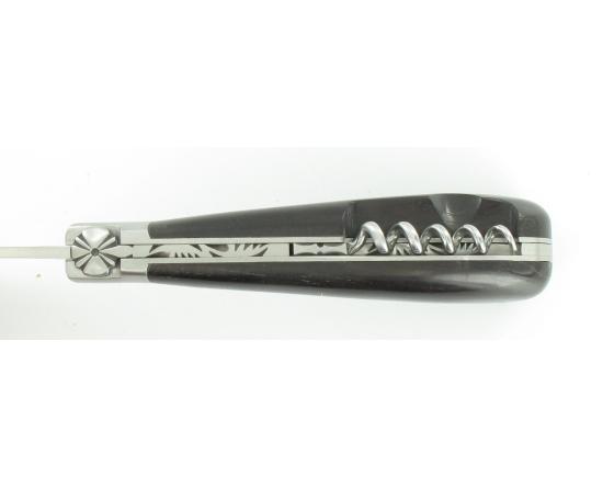 Capuchadou 12cm Ebène - 2 pièces Couteau de Poche - Capouchadou par Fontenille Pataud
