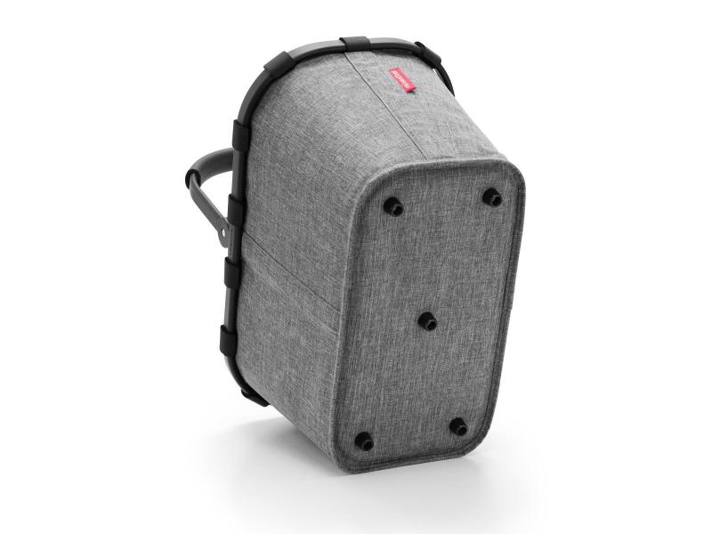 Reisenthel Einkaufskorb Carrybag Twist Silver Stillvoller Einkaufskorb für den täglichen Einkauf