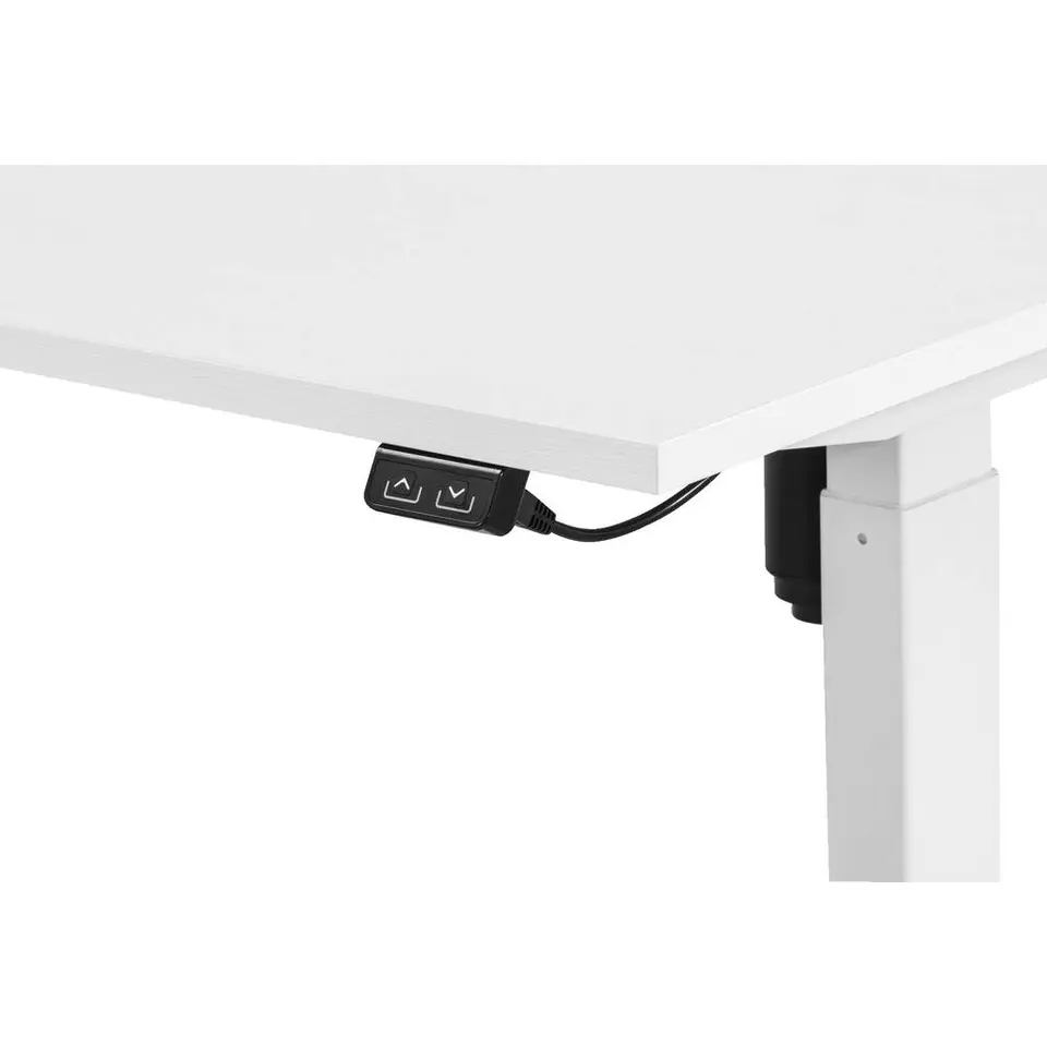 Bureau Homeworx zit/sta elektrisch verstelbaar - wit/wit - 75/118x120x70 cm