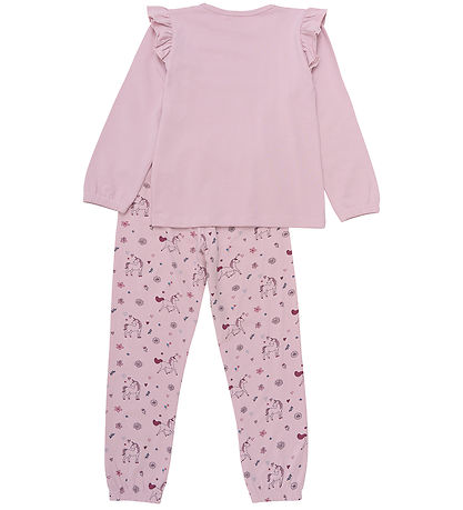 Minymo Natt?j - Dawn Pink m. Enhj?rninger