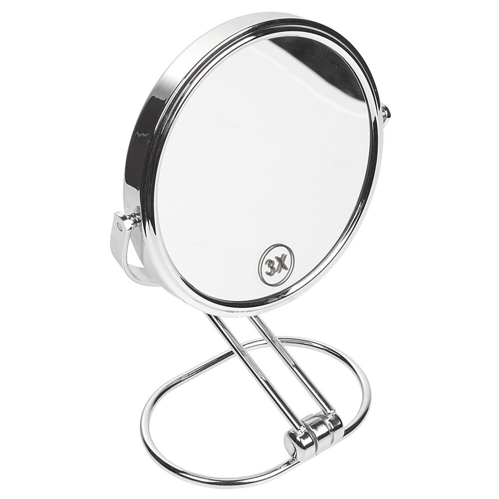 Miroir rond effet grossissant x3 à poser