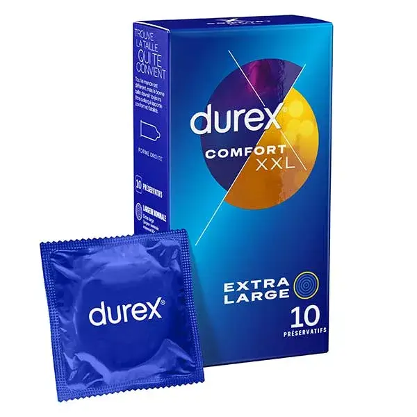Preservativos Durex Comfort XXL - 10 Preservativos Extra Grandes