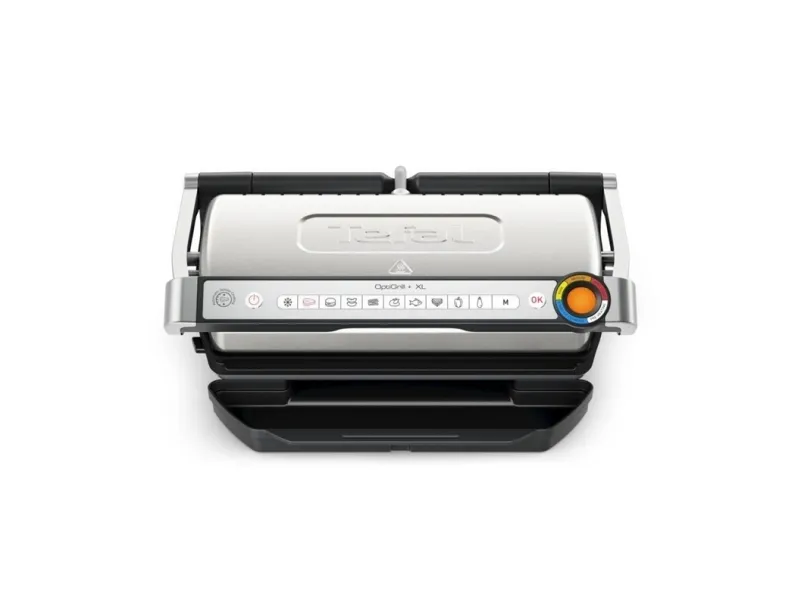 Elektrisk grill Tefal Tefal OptiGrill  XL GC728D10 smart grill, 9 programmer, gennemkogningsindikator, tykkelsesmåling, drypbakke