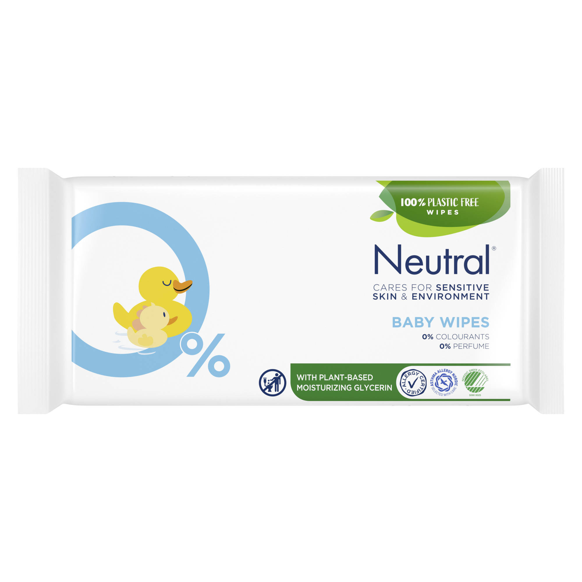 Neutral babydoekjes Parfumvrij - 16 x 52 stuks
