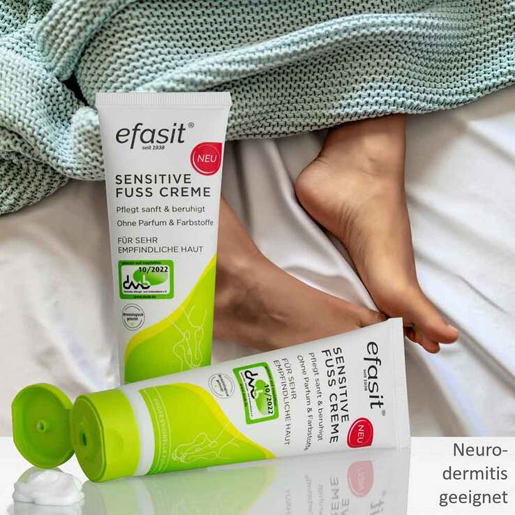 Efasit Sensitive Fußcreme, 75 ml