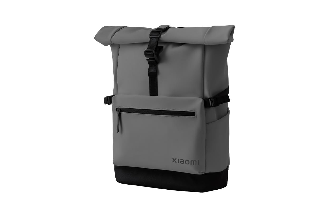 Rucksack Roll Top Casual Grau, 23 lFreizeit-Rucksack