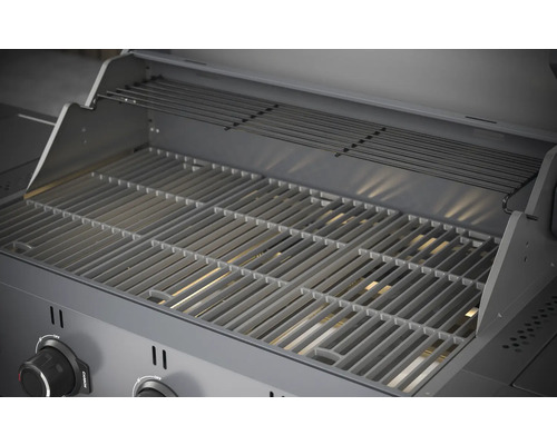 Tenneker® Carbon TG-4 U Gasgrill met 4 branders + zijbrander, gietijzeren rooster, zwart