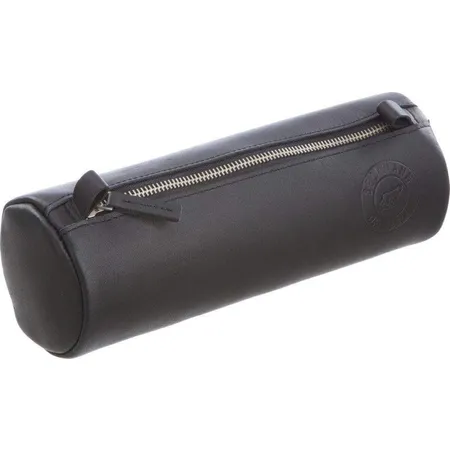 Beckmann Schlamperetui Leder, groß Braun