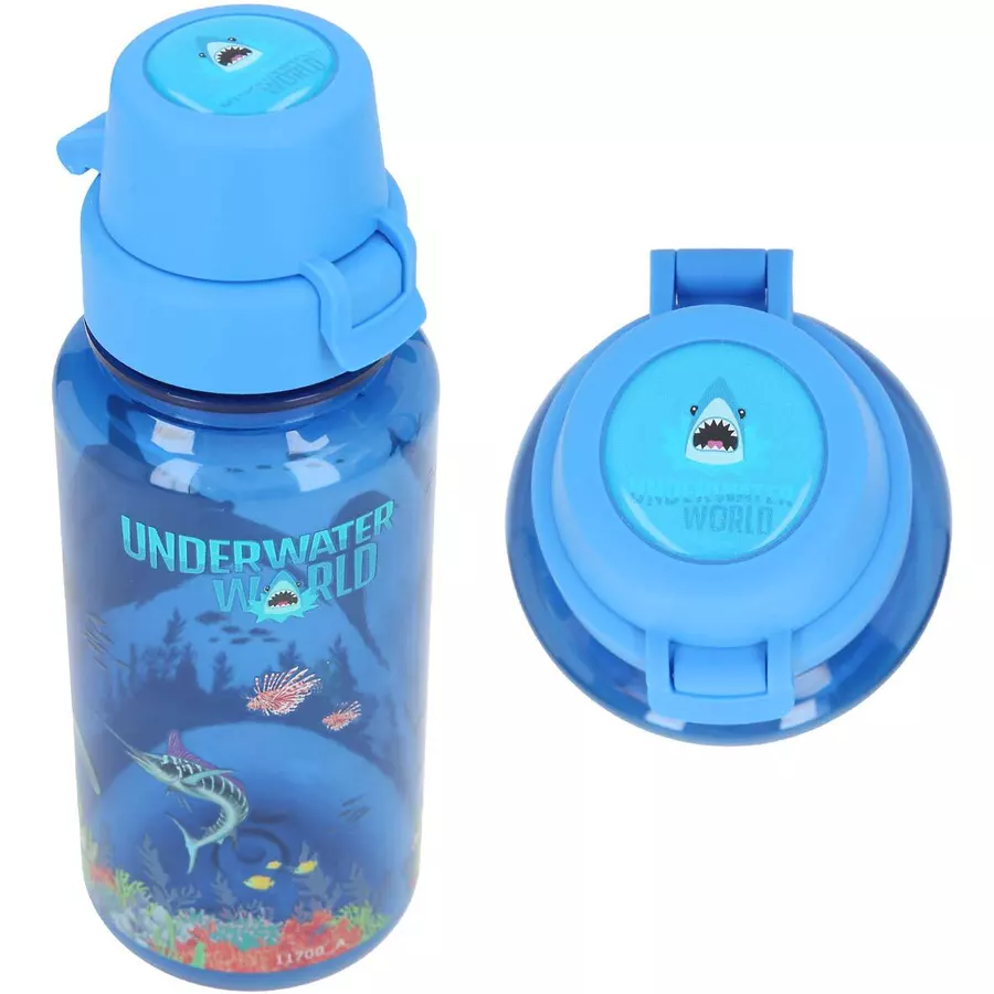 Depesche Trinkflasche Underwater Dino World 400 ml blau