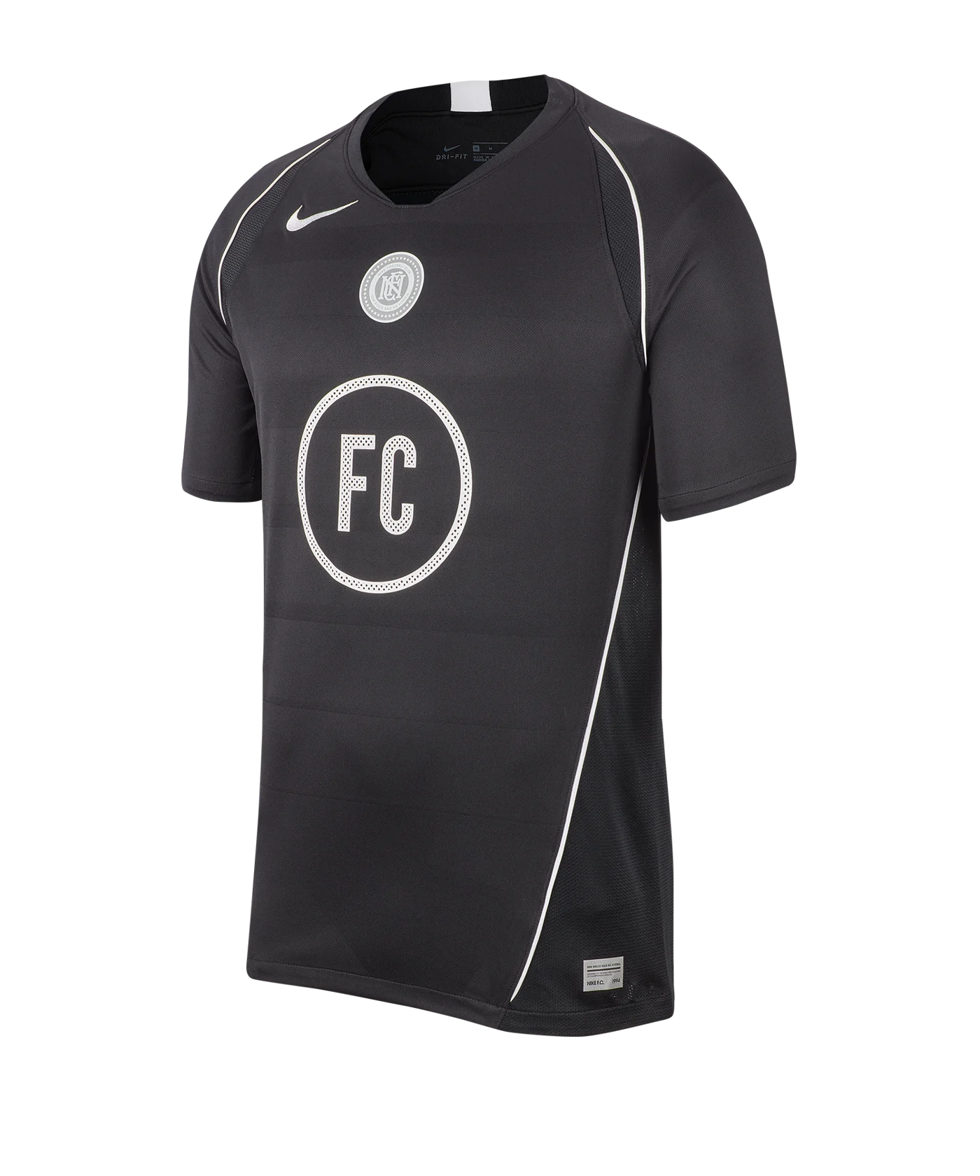 Nike F.C. Home Soccer Trikot kurzarm Schwarz F010