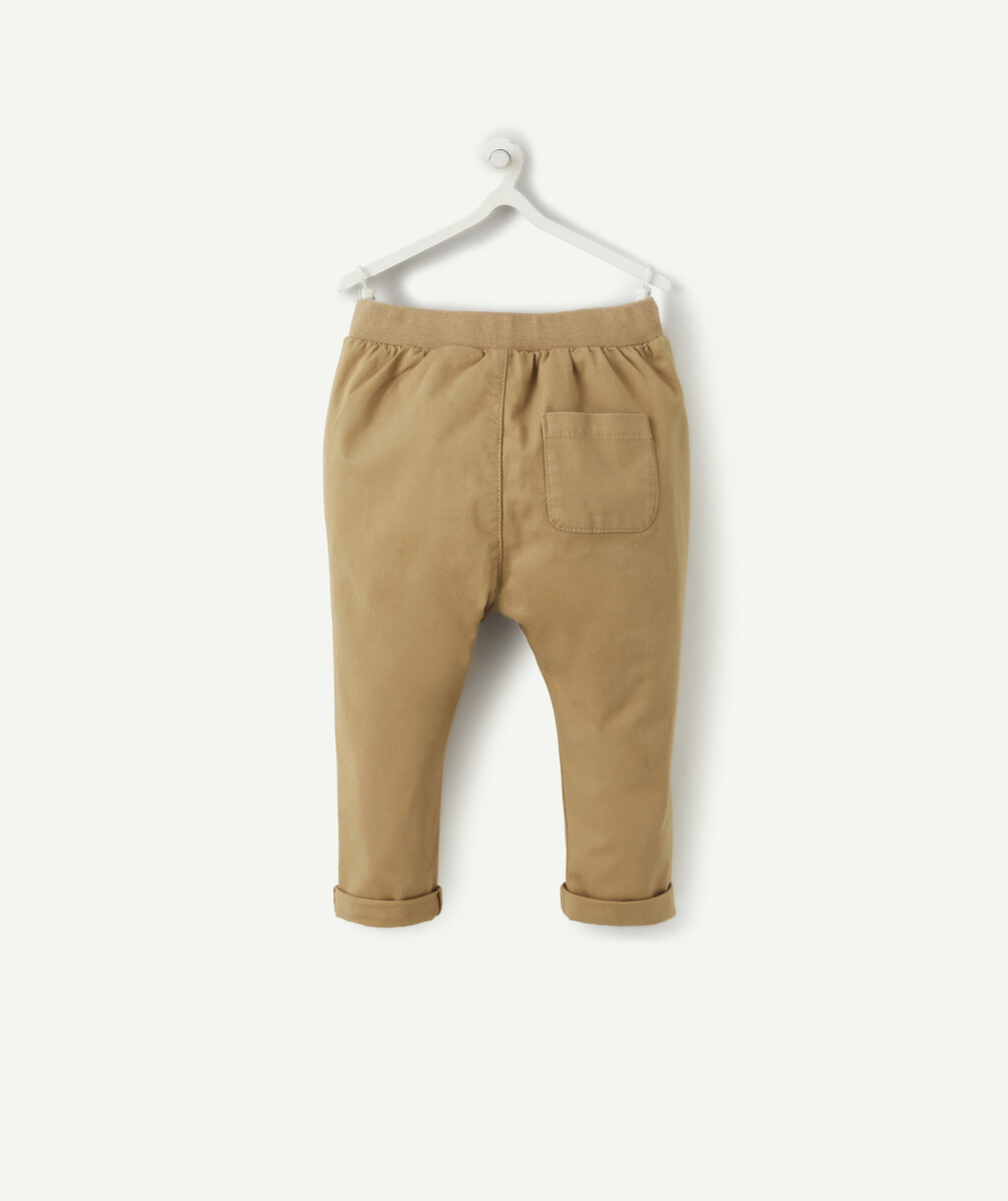 LE PANTALON SAROUEL BEIGE AVEC CORDON DE SERRAGE