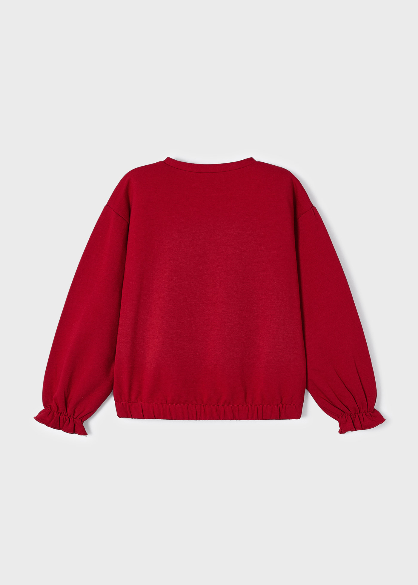 Moletom feminino de algodão estampado
