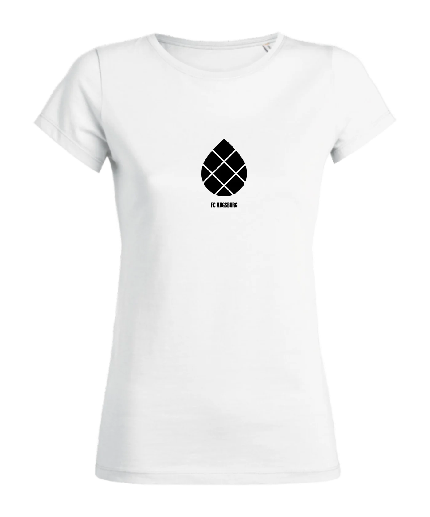 FC Augsburg T-Shirt Zirbelnuss Damen Weiss