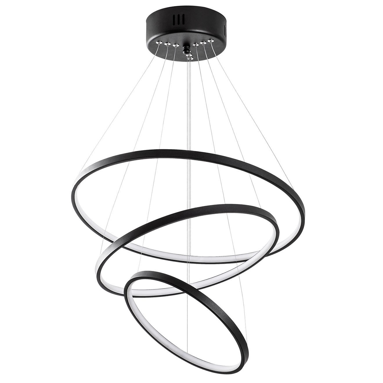Opviq Suspension SIMIT noire - 50x80x50 cm