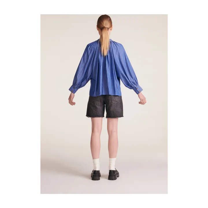 BELLEPIECE Blouse Jeff Rayures | Bleu