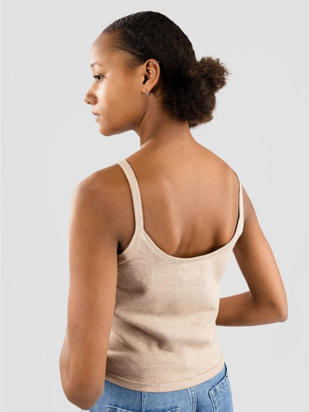 Rhythm Yumi Knit Tank Top oatmeal
