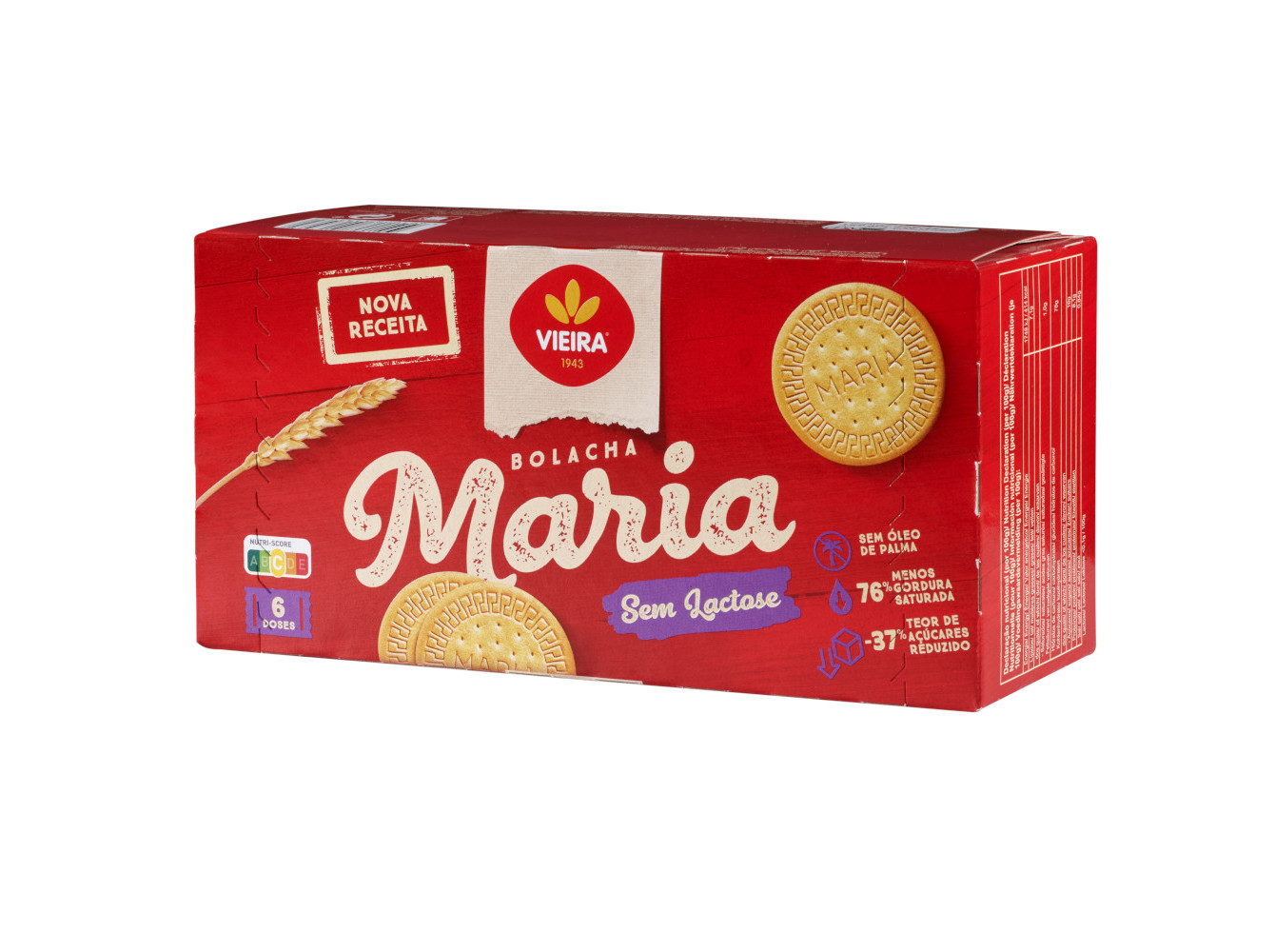 BOLACHAS SIMPLES - MARIA VIEIRA CASTANHO CLARO 150G