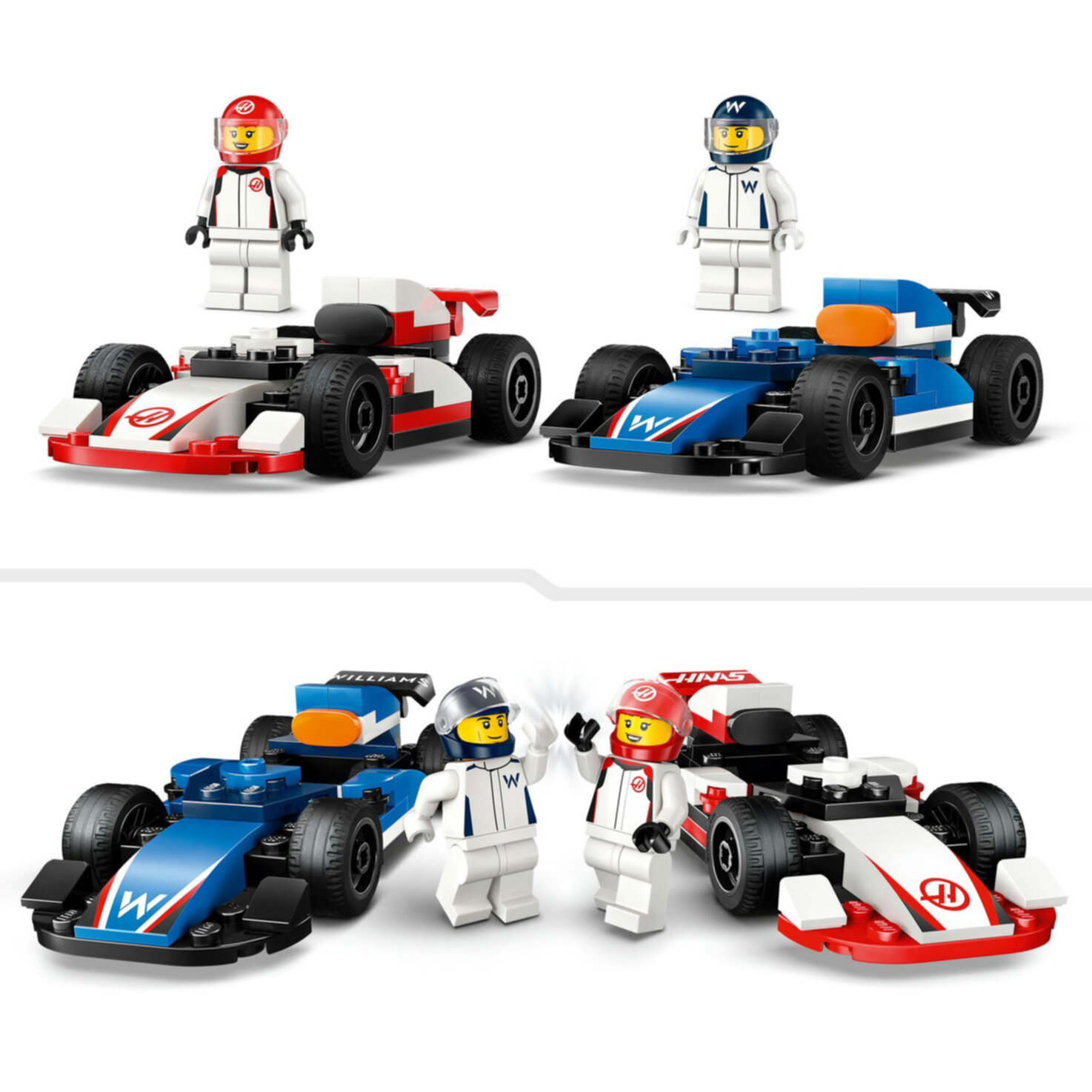 LEGO® City 60464 F1 Williams Racig und Haas, ab 4 Jahren