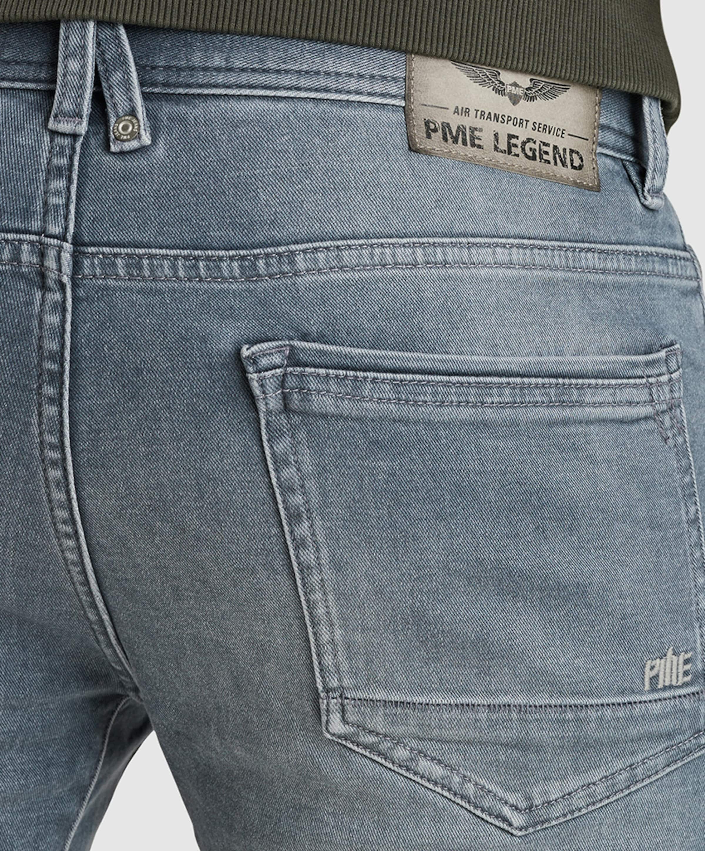 PME Legend TAILWHEEL LIGHT GREY MID heren jeans grijs