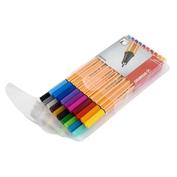 Fineliner Point 88 20 farger Stabilo