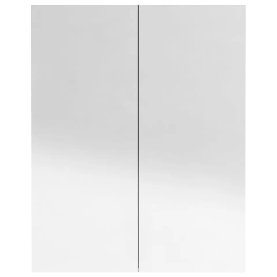 vidaXL - Spiegelkast - Zwart - MDF