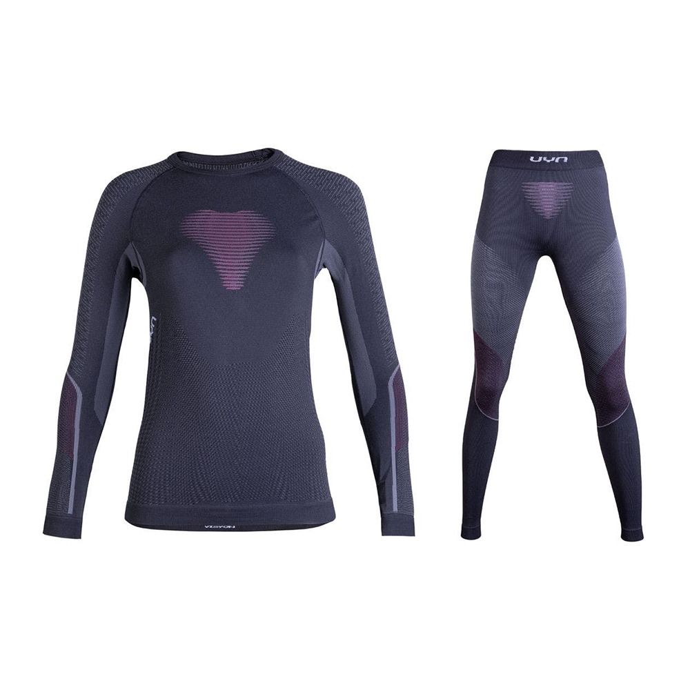 Uyn DIMENSYON - Ensemble sous-couche Femme charcoal/raspberry/white