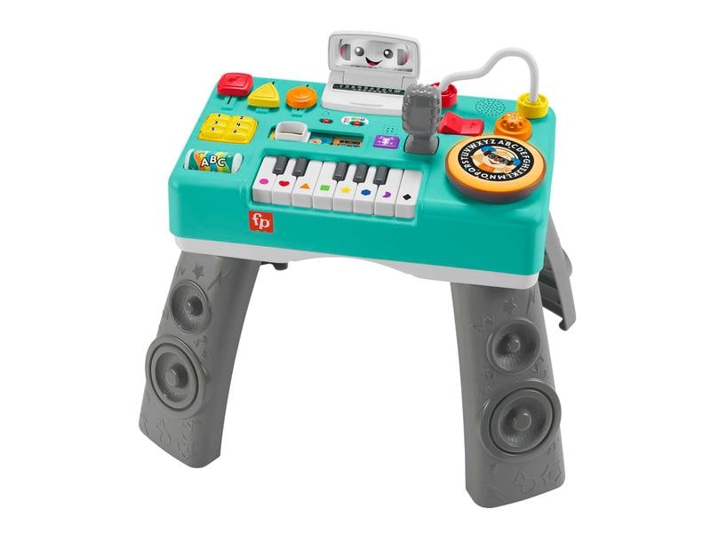 Fisher-Price Beschäftigungsspielzeug DJ Spieltisch Lernspass Mixspass DJ-Tisch-Aktivitätszentrum