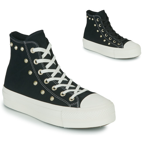 Converse - Chuck Taylor All Star Lift Glam & Punk Hi - Noir