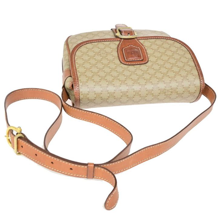 Celine Vintage Celine Crossbody Bag Beige