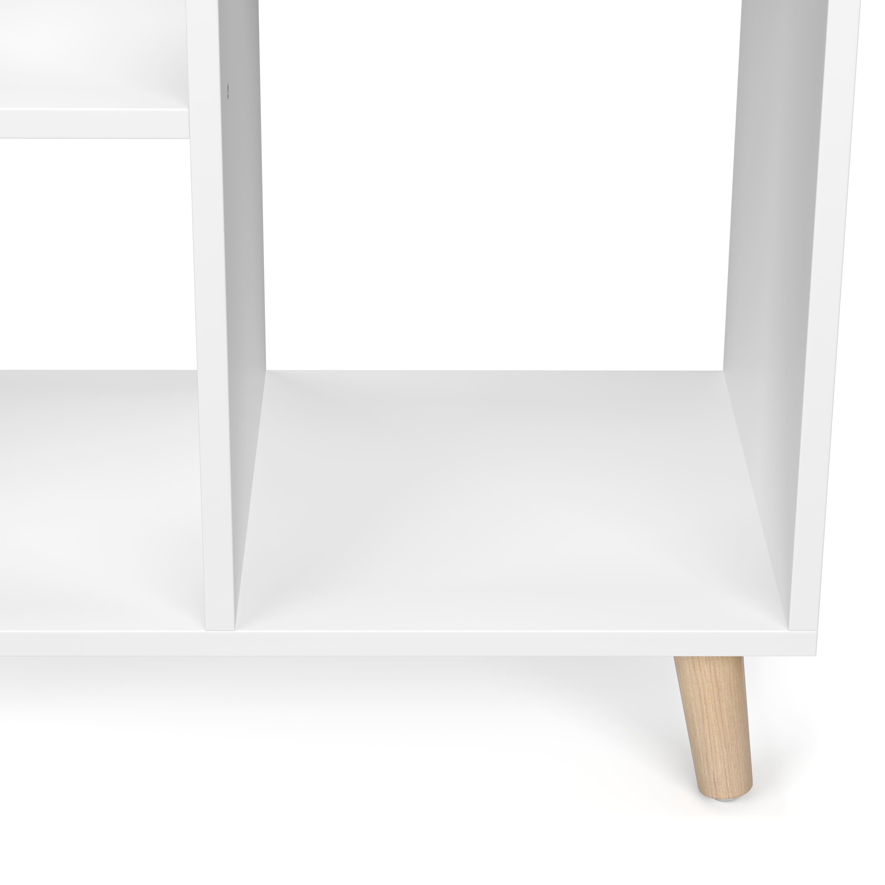 Bücherregal NORDIC mit 5 Fächern 60 x 30 x 95 cm weiss