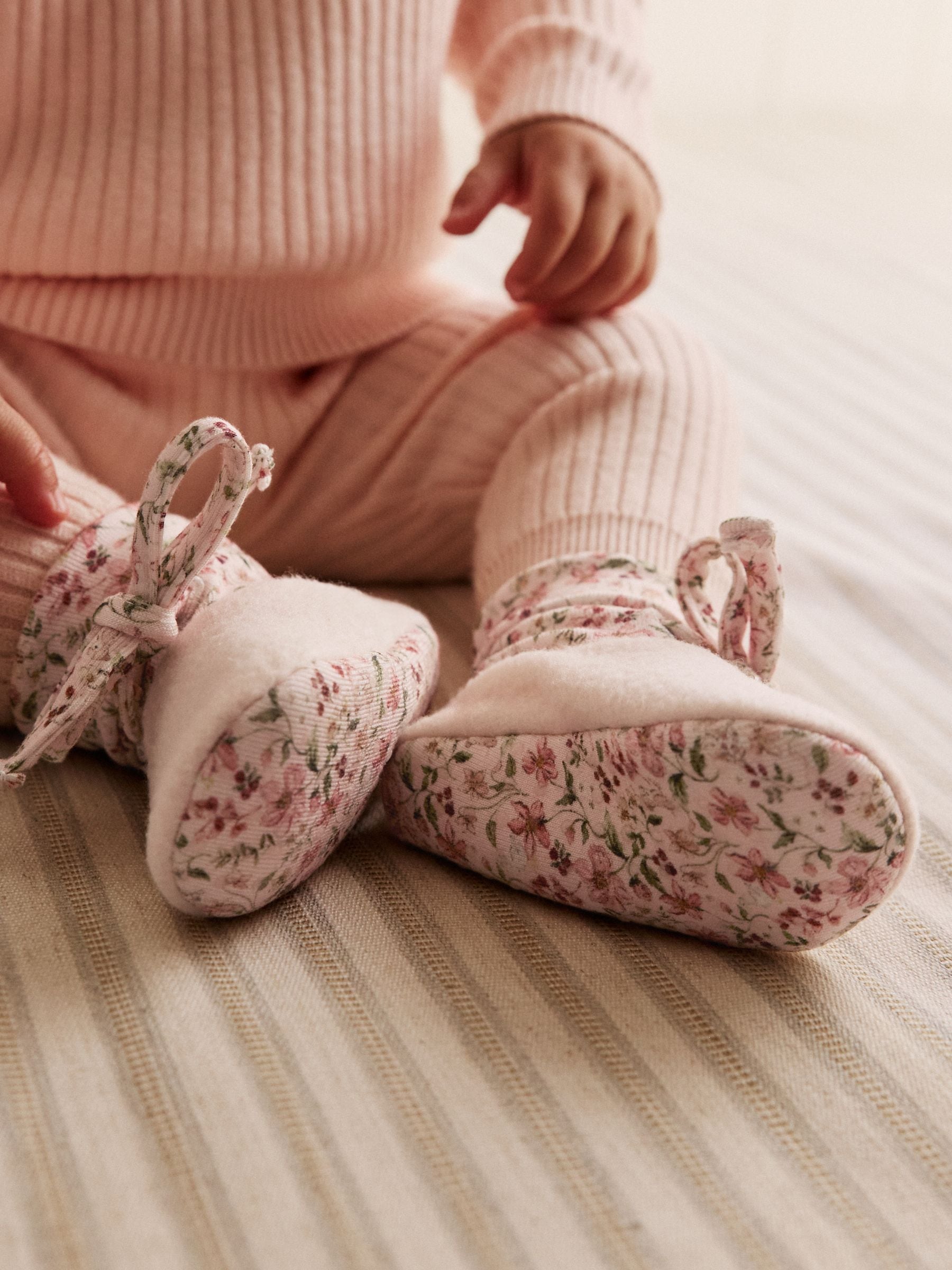 Roze - Baby Sokken Top Boots (0-18mnd)