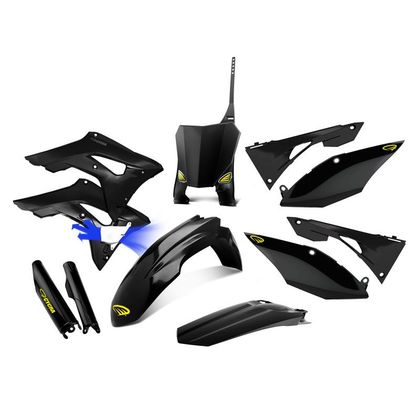 Kit plastiques CYCRA POWERFLOW NOIR