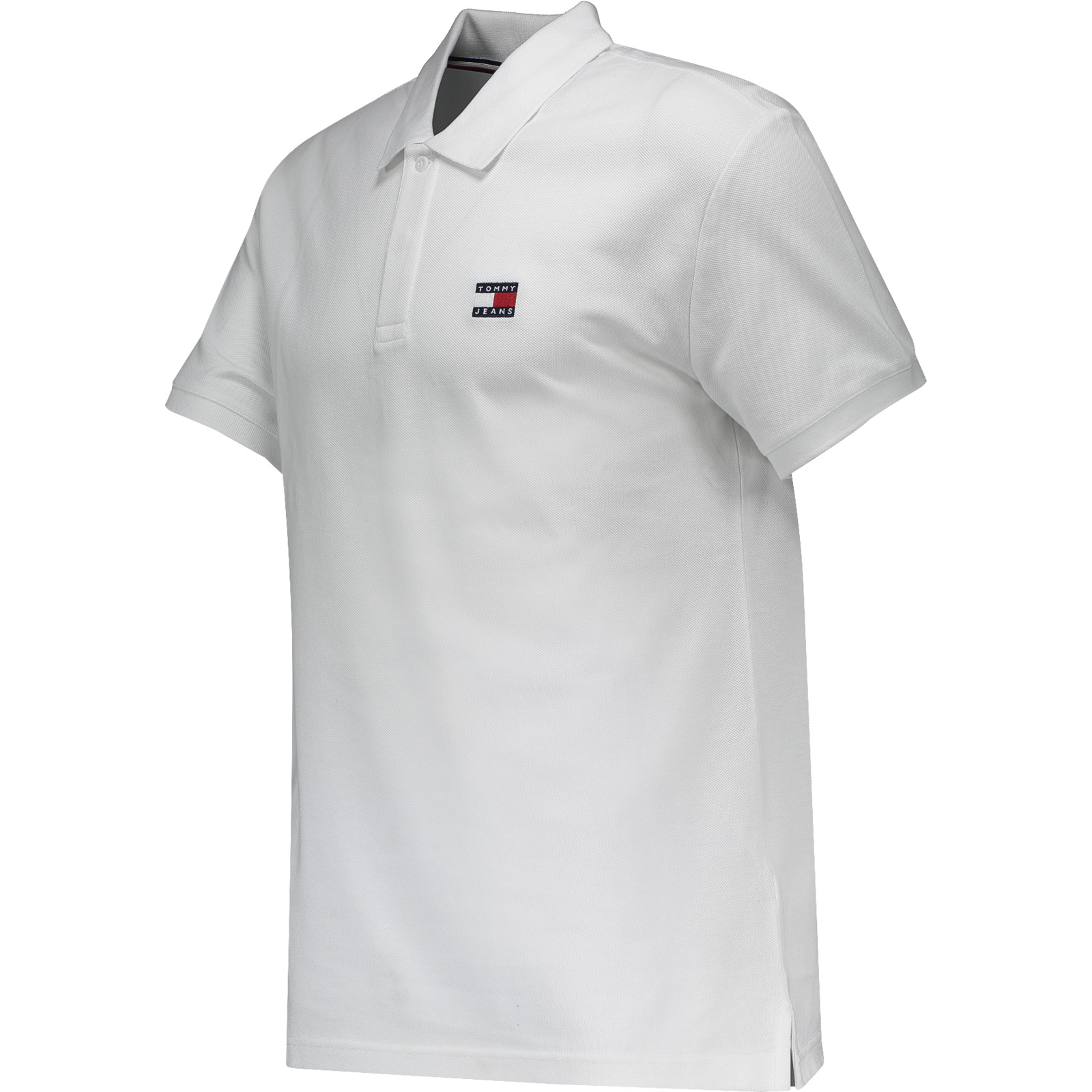 Tommy Jeans Herren-Poloshirt Reg Badge XXL, weiss