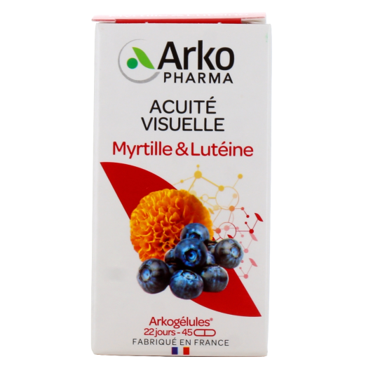 Arkogélules Myrtille & Lutéine Acuité Visuelle