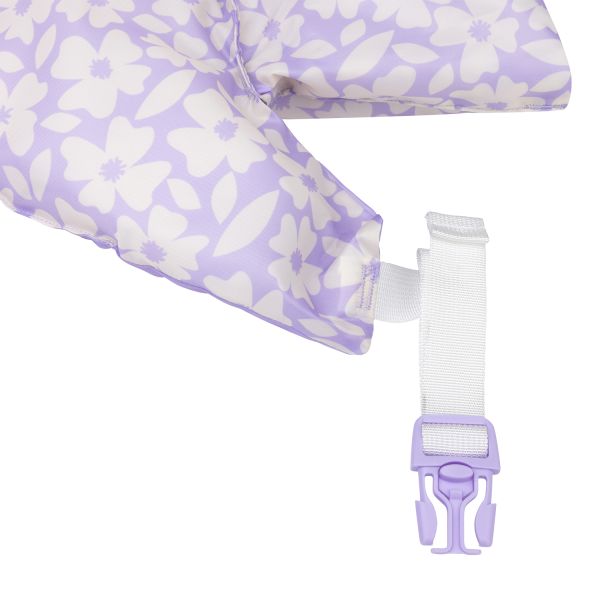 Swim Essentials Puddle Jumper - Purple Flowers - 2-6 Jaar