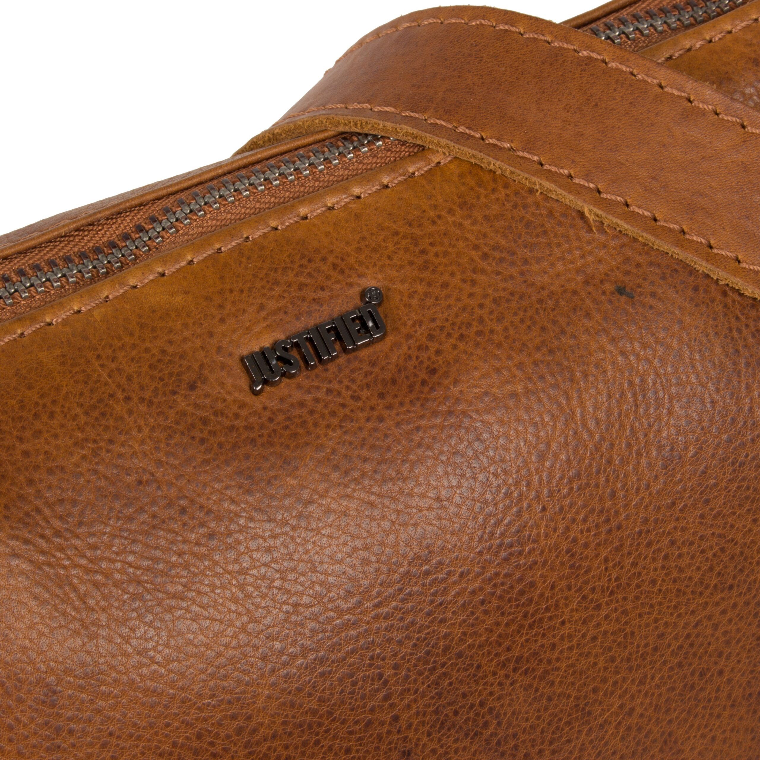 Justified Nynke Square Shoulderbag Cognac